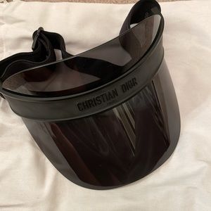 Christian Dior black visor